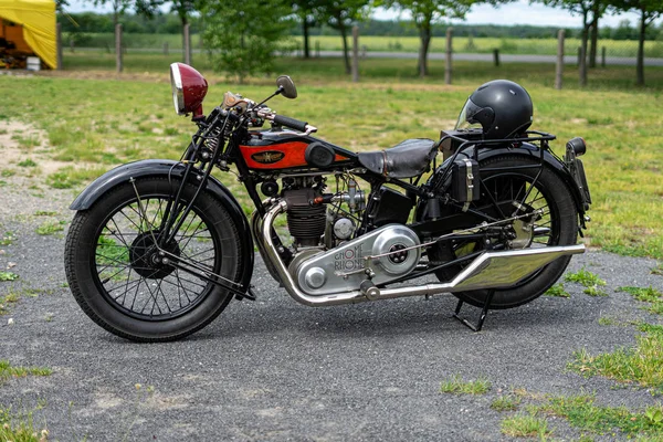 Paaren Glien Niemcy Czerwca 2019 Motocykl Gnome Rhone 1929 Die — Zdjęcie stockowe