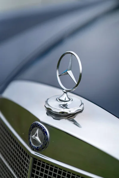 Paaren Glien Alemanha Junho 2019 Famosa Estrela Três Vigas Mercedes — Fotografia de Stock