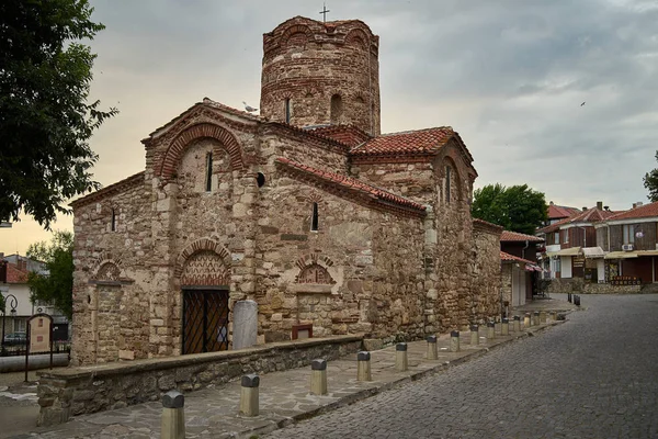 Nessebar Bulgaria Junio 2019 Iglesia San Juan Bautista Centro Histórico — Foto de Stock