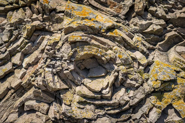 Pedra Sedimentar Estrutura Pedra Natural Contexto — Fotografia de Stock