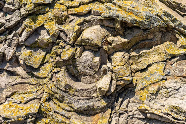 Roca Sedimentaria Estructura Piedra Natural Contexto —  Fotos de Stock