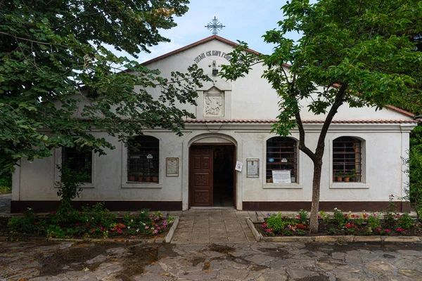 Pomorie Bulgarije Juni 2019 Kerk Het Grondgebied Van Het Orthodoxe — Stockfoto