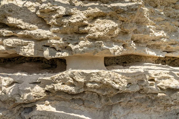 Sandsten Strukturen Natursten Naturlig Erosion Bakgrund — Stockfoto