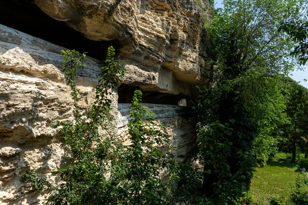 Aladzha Bulgaria June 2019 Medieval Orthodox Christian Cave Monastery Complex — Stock Photo, Image