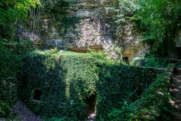 Aladzha Bulgarie Juin 2019 Catacombes Sur Territoire Complexe Cavernes Chrétiennes — Photo