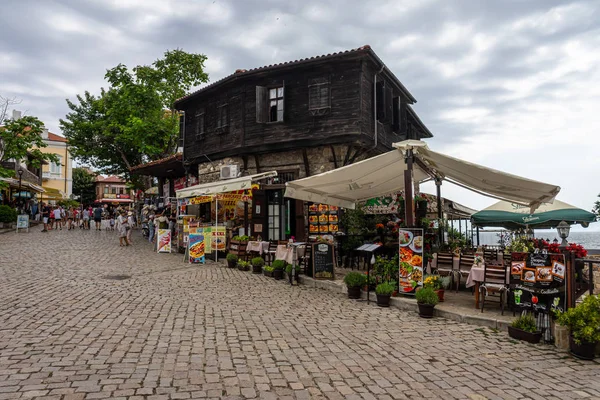 Sozopol Bulharsko Června 2019 Obchody Dárky Jižním Pobřeží Bulharského Černého — Stock fotografie