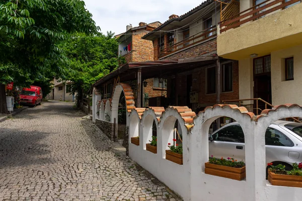 Sozopol Bulgaria Junio 2019 Calles Estrechas Una Antigua Ciudad Costera — Foto de Stock