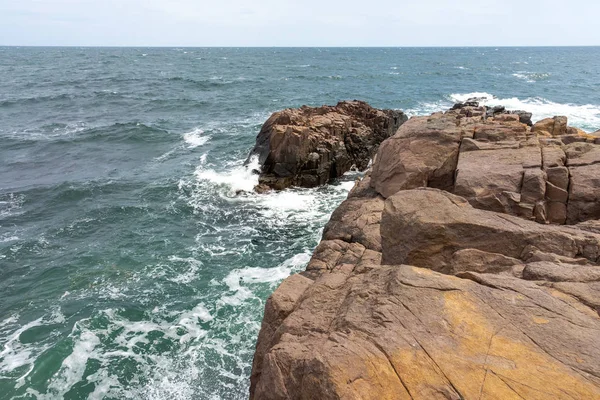 Rocky Coast Black Sea Ancient City Sozopol Bulgaria — Stock Photo, Image