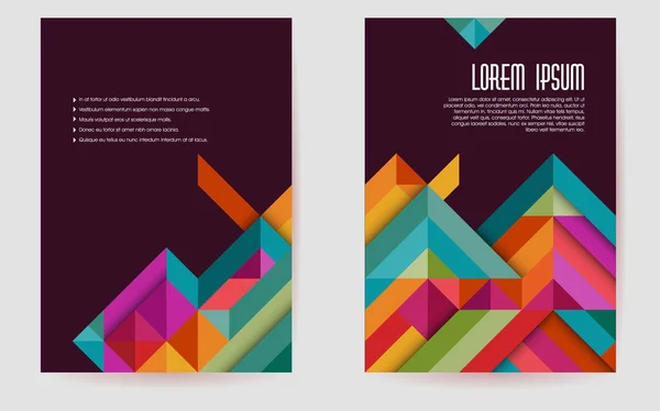 iş broşür tasarım şablonu