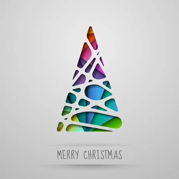 soyut Noel ağacı şablonu