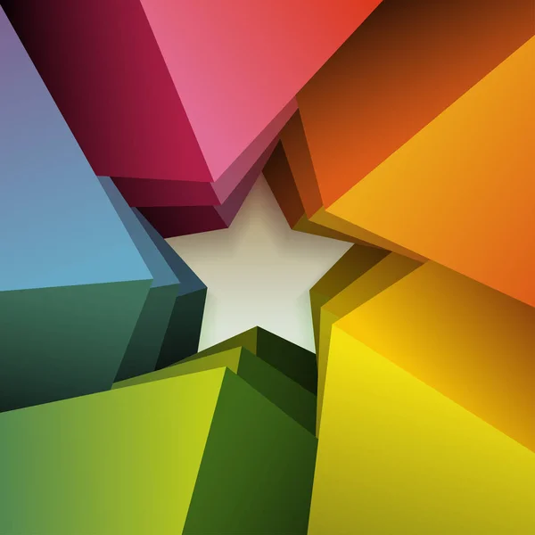 arka plan olarak yıldız renkli sembolü