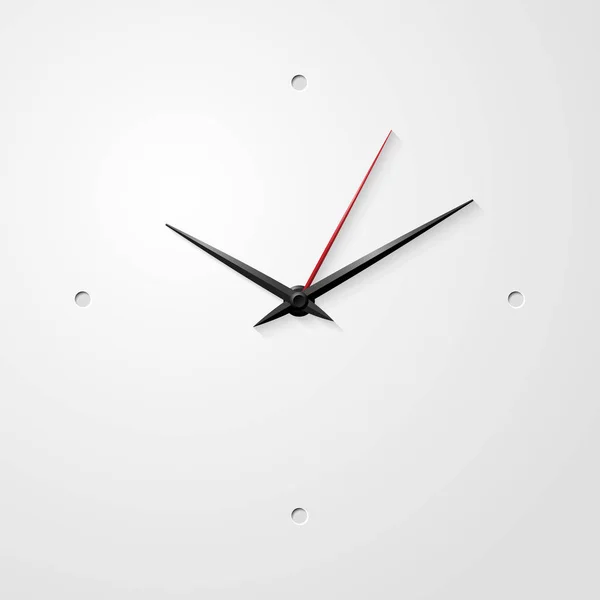Reloj Con Flechas Sobre Fondo Blanco — Archivo Imágenes Vectoriales