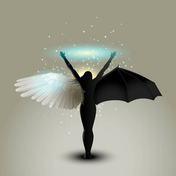 iyi ve kötü bir insan aydınlatma ile 