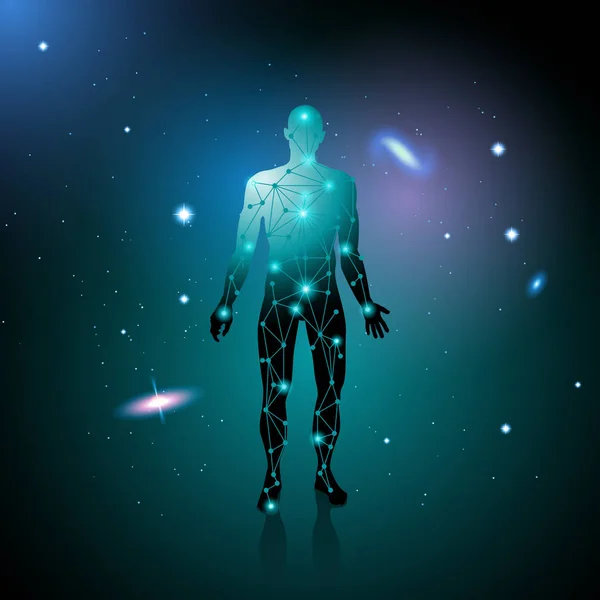 Alan arka plan evrensel içeriden ile insan