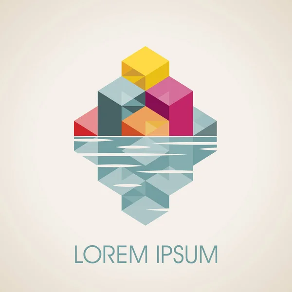 broşür tasarım şablonu ile buzdağı