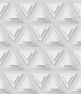 Beyaz arka plan şablonu üçgen ile 