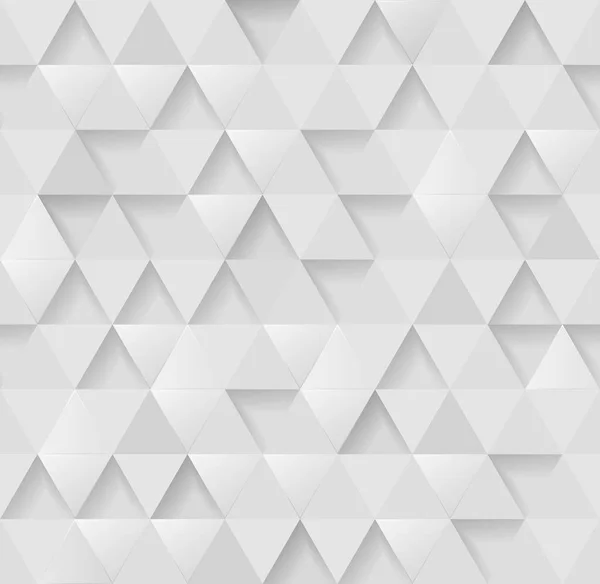 Šablona Bílé Pozadí Abstraktní Trojúhelníky — Stockový vektor