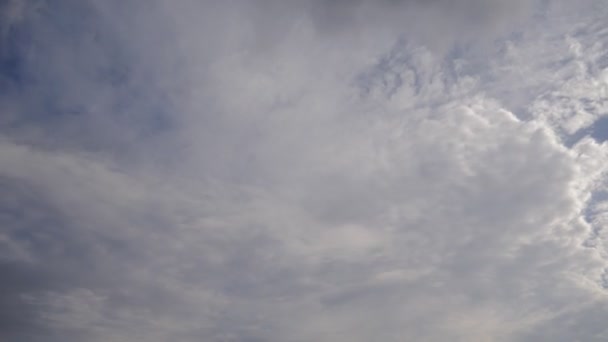 Bewegende Wolken Aan Hemel Natuur Achtergrond Tijdsverloop — Stockvideo