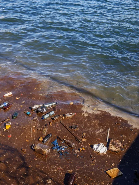 Contaminación Superficie Del Mar — Foto de Stock