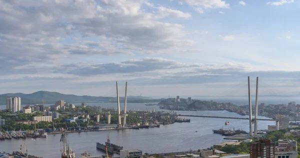 Vladivostok Cityscape Gündüz Görünümü — Stok fotoğraf