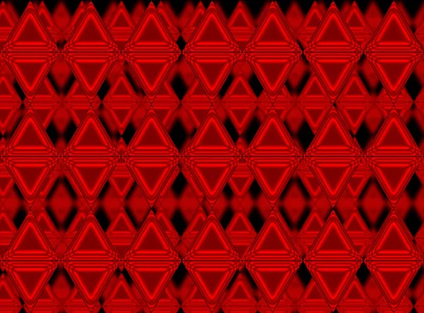 Piros Háromszögek Absztrakt Háttér — Stock Fotó