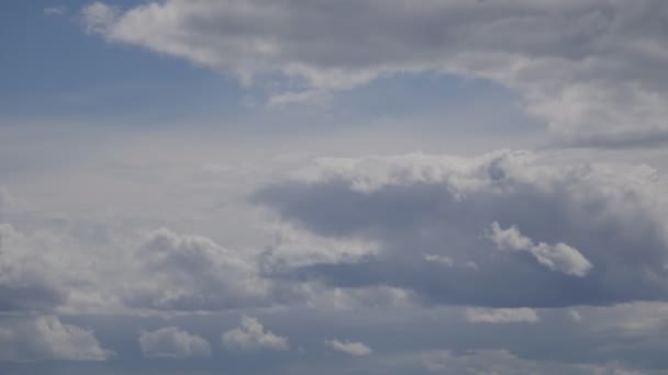 Nubes Moviéndose Cielo Fondo Naturaleza Cronograma — Vídeos de Stock