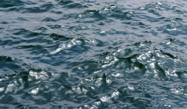 Синя Морська Поверхня Природного Фону Вибірковий Фокус — стокове фото