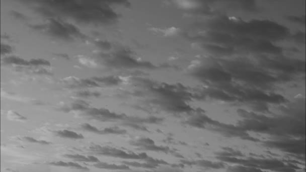 Gökyüzünde Hareket Eden Bulutlar Doğa Geçmişi Zaman Uygulaması — Stok video