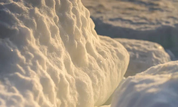 Frozen Sea View Sunny Day — Stock Photo, Image