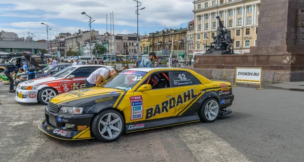 Vladivostok Russie Août 2018 Spectacle Accordage Audio Voiture Sur Place — Photo