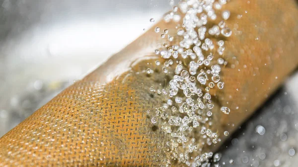 Waschen Von Alten Und Verschmutzten Patronenfiltern — Stockfoto