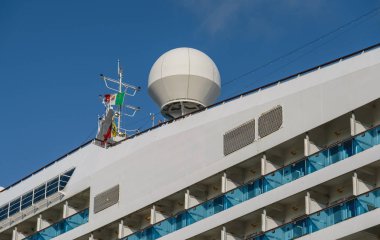 Vladivostok, Rusya Federasyonu - 22 Eylül 2018: Fortuna sınıf yolcu gemisi 