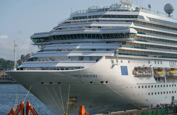 Vladivostok Rusia Septiembre 2018 Crucero Clase Fortuna Costa Fortuna Atraca — Foto de Stock