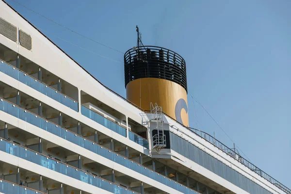 Vladivostok Rusland September 2018 Fortuna Klasse Cruiseschip Costa Fortuna Dokken — Stockfoto