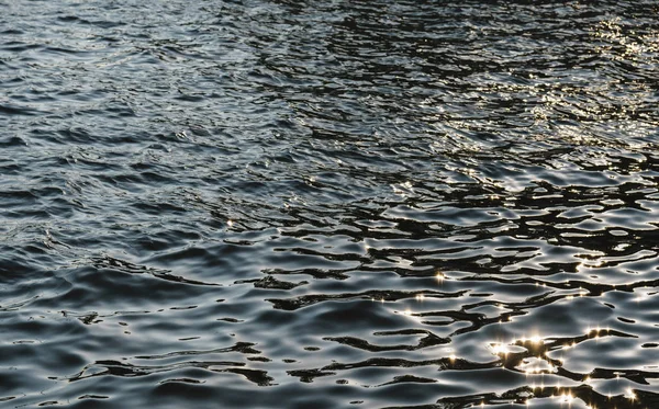 Superfície Mar Como Fundo Natural Cor Tonificada — Fotografia de Stock