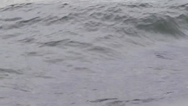 Superfície Mar Com Ondulações Ondas Fundo Movimento Abstrato — Vídeo de Stock