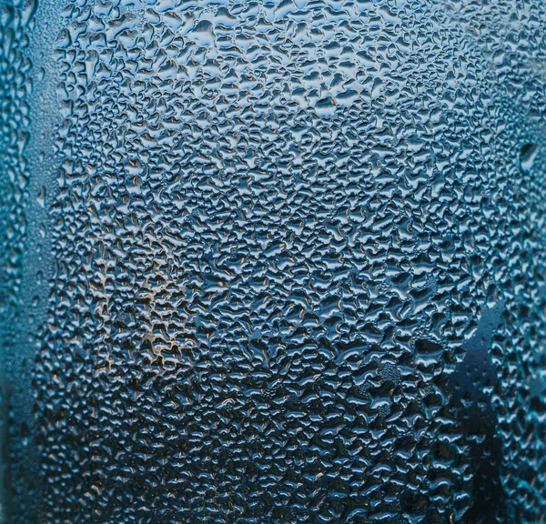 Конденсат Внутри Бутылки Макро Неглубокой Глубиной Резкости — стоковое фото