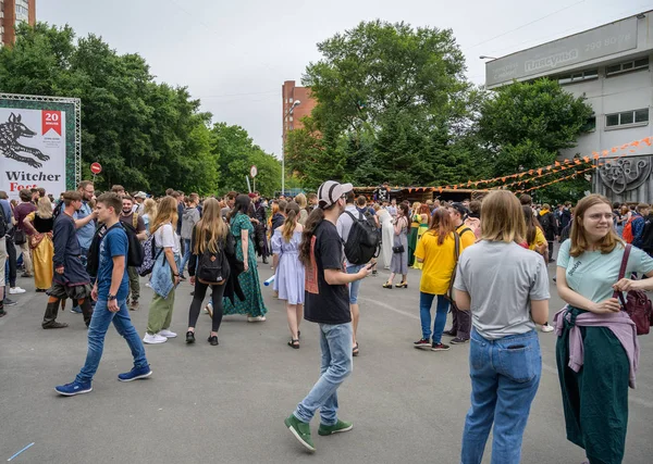 Vladivostok Russia July 2019 Festival Game Series Books Series Witcher — Stock Photo, Image