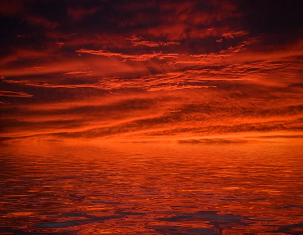 Dramatic Sky Sunset Nature Background — Stock Photo, Image