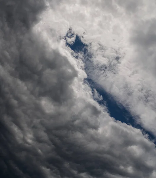 Blå Himmel Med Moln Naturbakgrund — Stockfoto