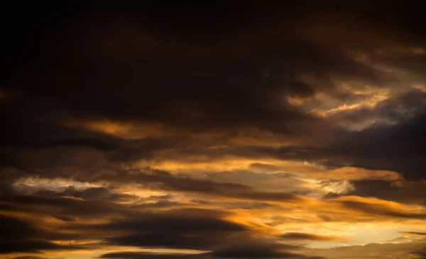 Cielo Dramático Puesta Sol Fondo Naturaleza —  Fotos de Stock