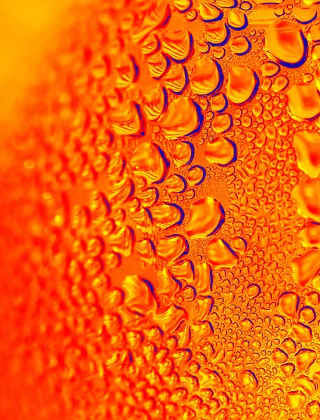 Condensar Dentro Botella Macro Con Poca Profundidad Campo — Foto de Stock