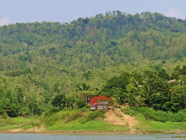 Kaptai Озера Найбільшим Озером Техногенних Бангладеш — стокове фото