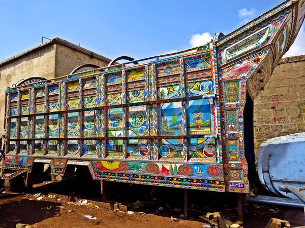 Phool Patti, Truck Art in Pakistan — Stock Photo, Image