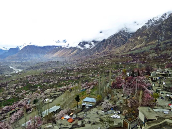 Prestine Hunza Völgy Pakisztán Extrém Északi Részén Egy Rejtett Gyöngyszem — Stock Fotó