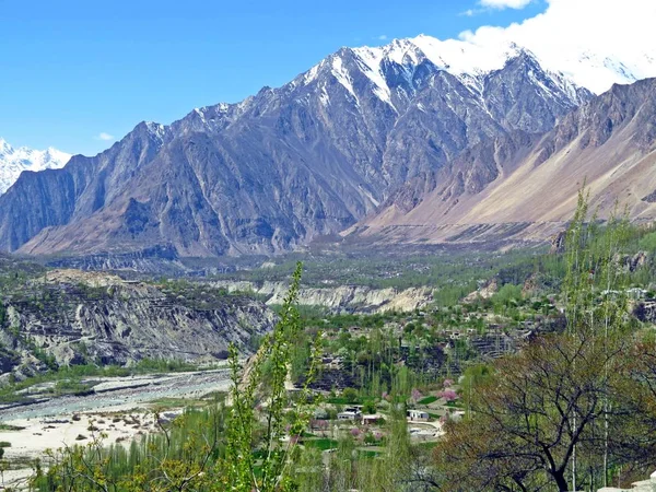 Údolí Hunza, Karakoram Highway, Pákistán — Stock fotografie