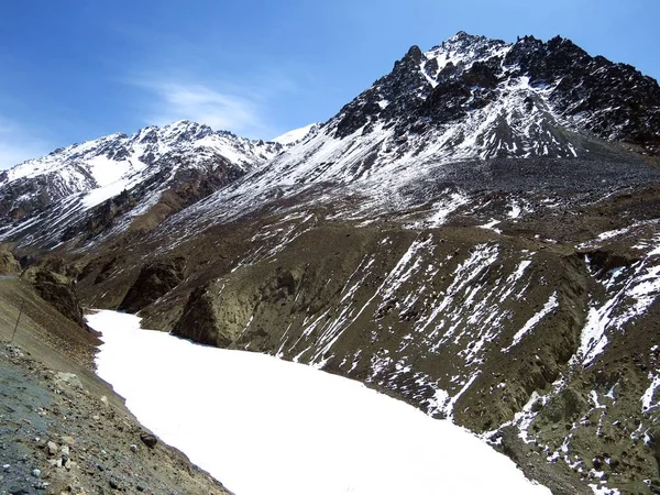 Karakoram Område Högsta Bergskedjorna Världen Dess Isiga Topparna Upp Till — Stockfoto