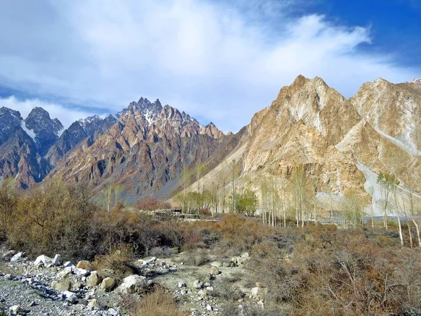 Cordillera Karakoram Una Las Cadenas Montañosas Más Altas Del Mundo —  Fotos de Stock