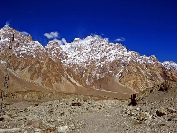 Passu Kužely Také Známý Jako Katedrála Ridge Pohledu Karakoram Highway — Stock fotografie