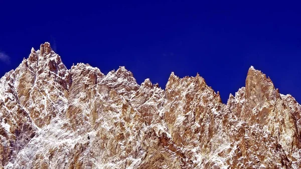 Szyszki Passu Znany Również Jako Katedra Ridge Patrząc Karakorum Highway — Zdjęcie stockowe